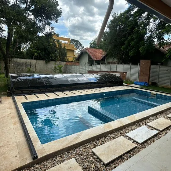 Cobertura Retrátil para Piscina - Toldos Mauá
