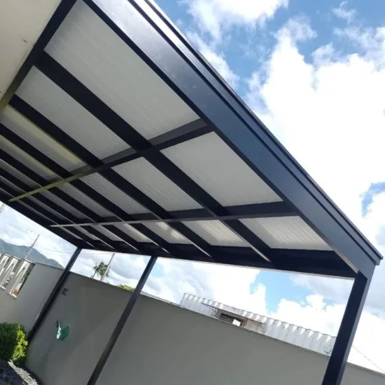 Pergotelha em Mauá SP — Cobertura com estrutura metálica reforçada