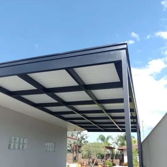 Pergotelha em Mauá SP — Instalação em fachada comercial