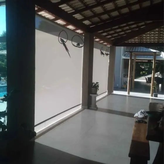 Toldo Cortina de Tela Screen em Mauá SP Toldo Cortina de Tela Screen em Mauá SP — Cobertura em passagem coberta entre ambientes